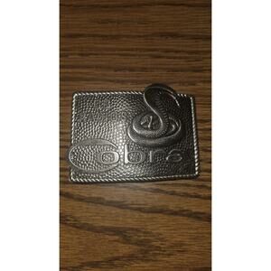 Vintage Belt Buckle Cobra CB Radio Lewis Buckles Chicago Citizens Band 70s Snake